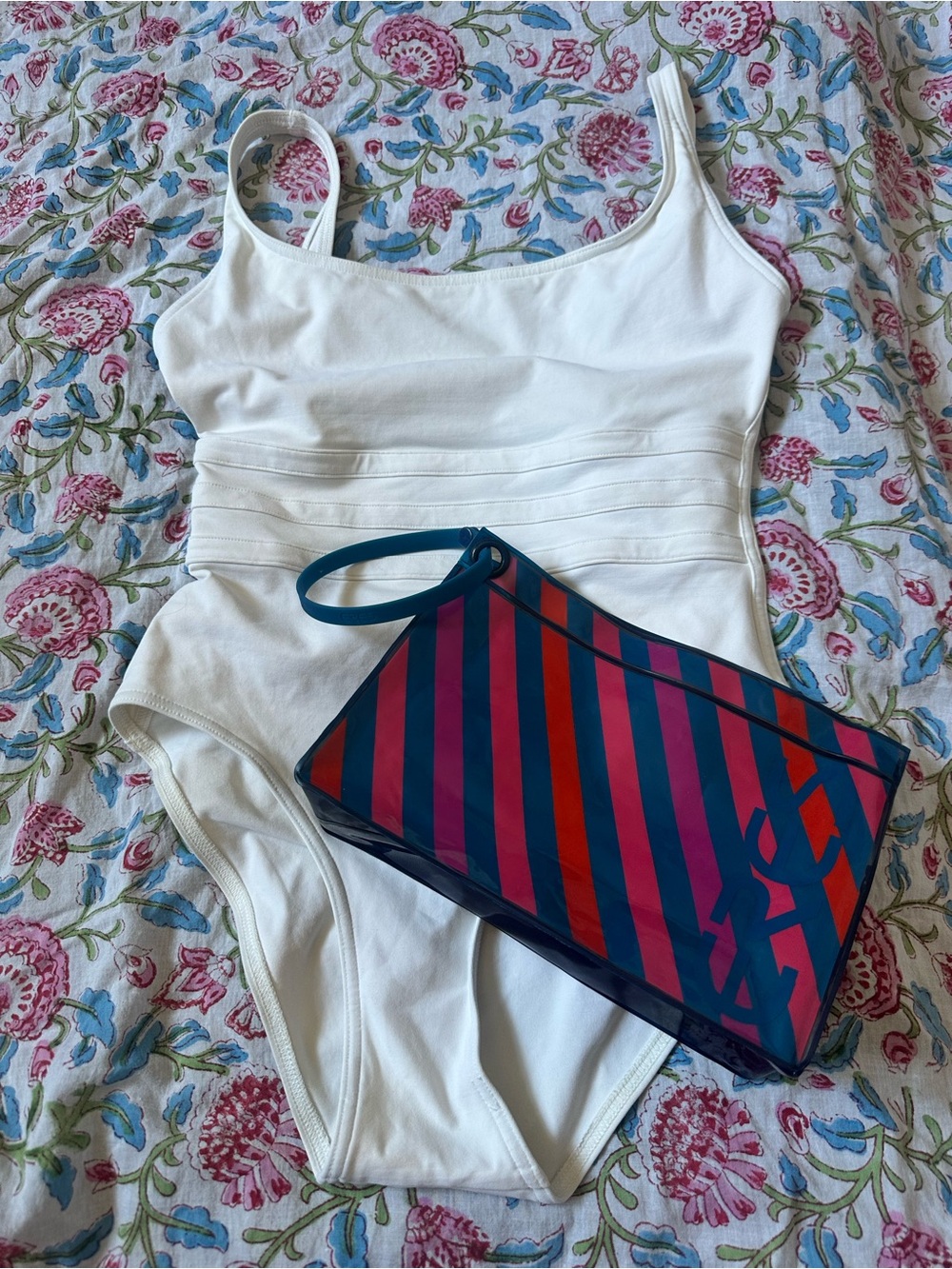 ERES Les Permanents Asia Paneled Swimsuit w/Eres Branded Travel Bag Size 42/10